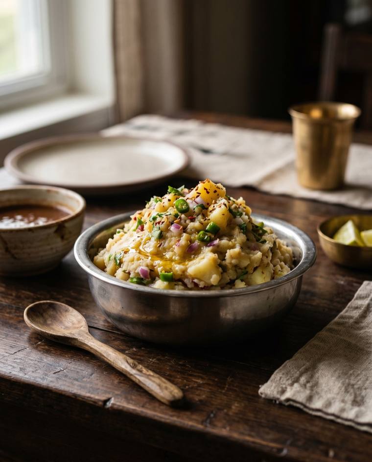 Aloo Chokha, a Bihar dish, 95 kcal per serving