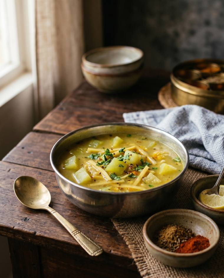 Aamat, a Chhattisgarh dish, 97 kcal per serving