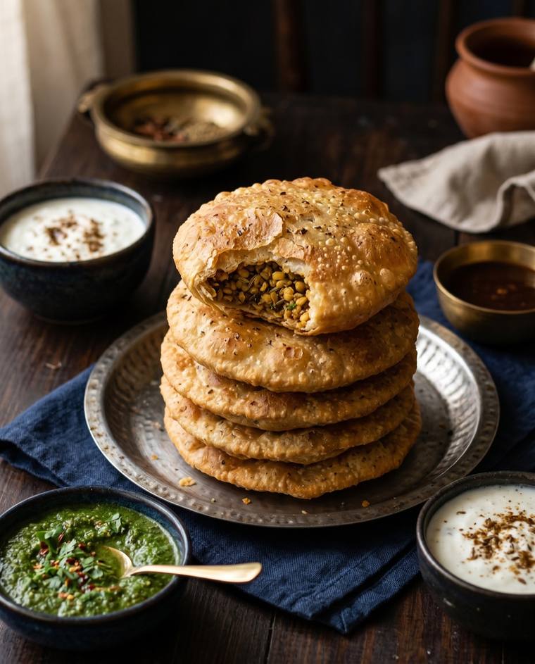 Babru, a Himachal Pradesh dish, 236 kcal per serving