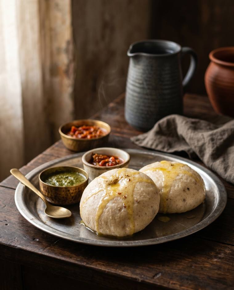 Siddu, a Himachal Pradesh dish, 238 kcal per serving