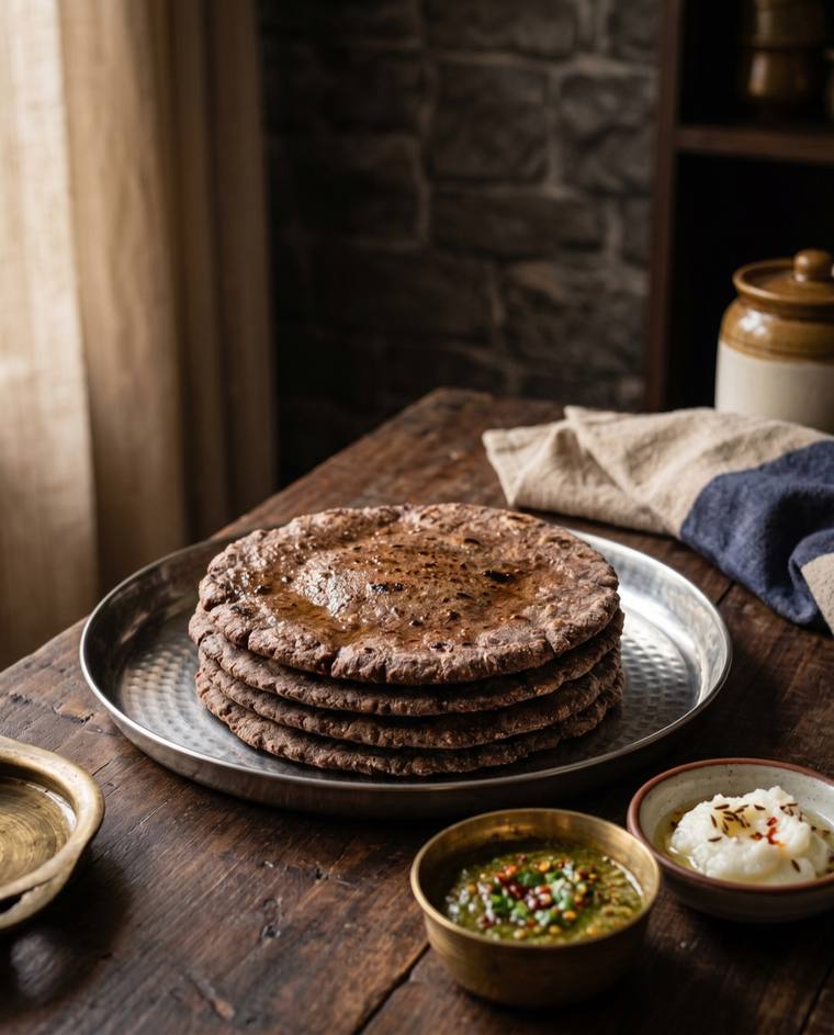 Marua Roti, a Jharkhand dish, 193 kcal per serving