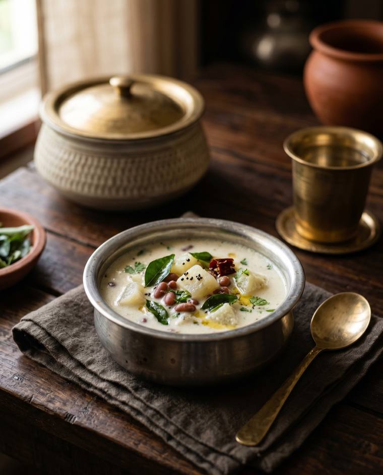 Olan, a Kerala dish, 112 kcal per serving