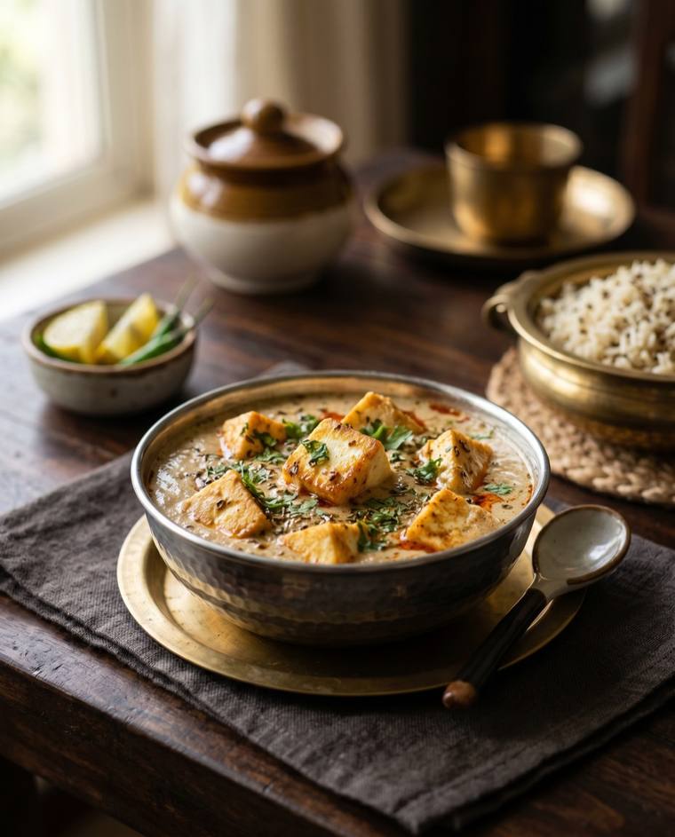 Chaman, a Jammu & Kashmir dish, 224 kcal per serving