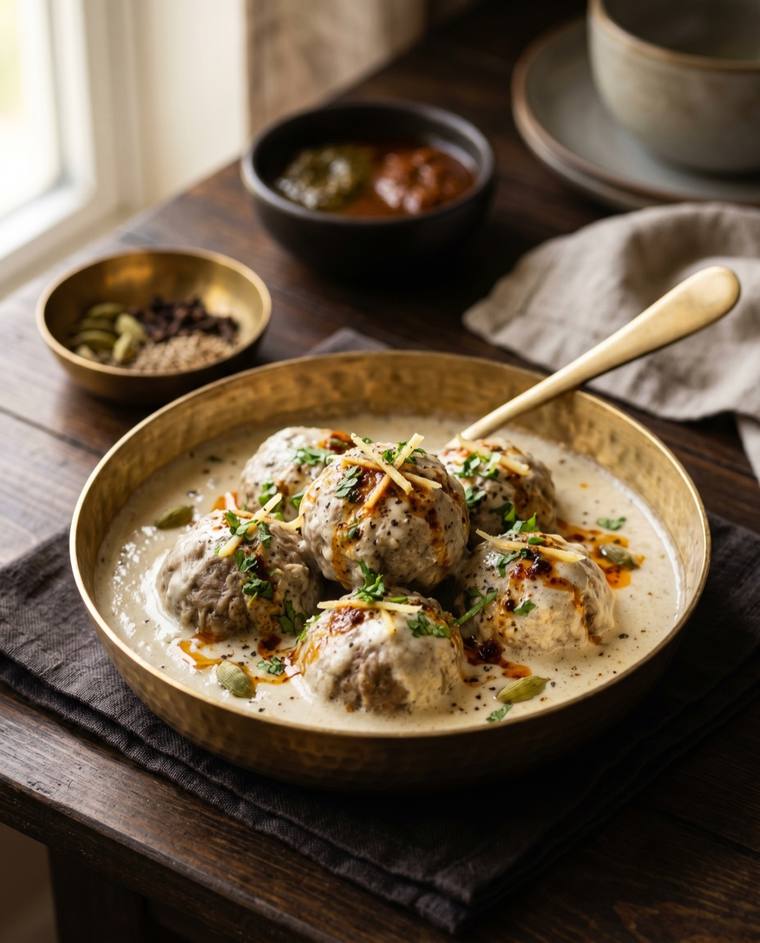 Goshtaba, a Jammu & Kashmir dish, 256 kcal per serving