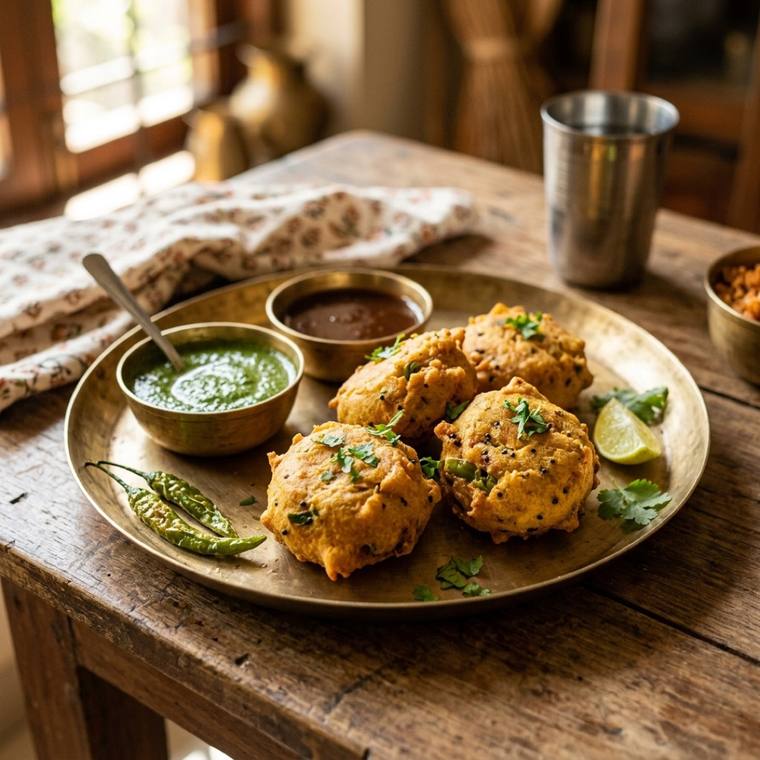 Batata Vada, a Maharashtra dish, 281 kcal per serving