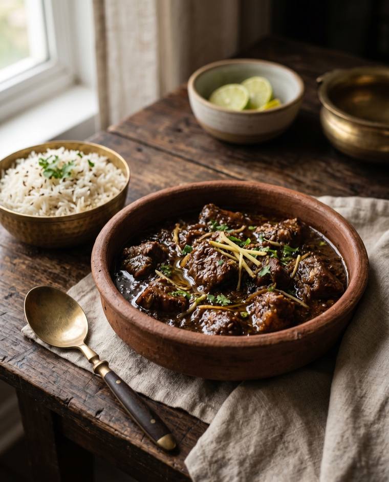 Dohneiiong, a Meghalaya dish, 247 kcal per serving