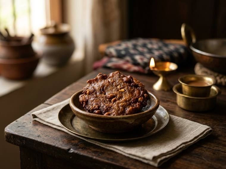 Pukhlein, a Meghalaya dish, 257 kcal per serving
