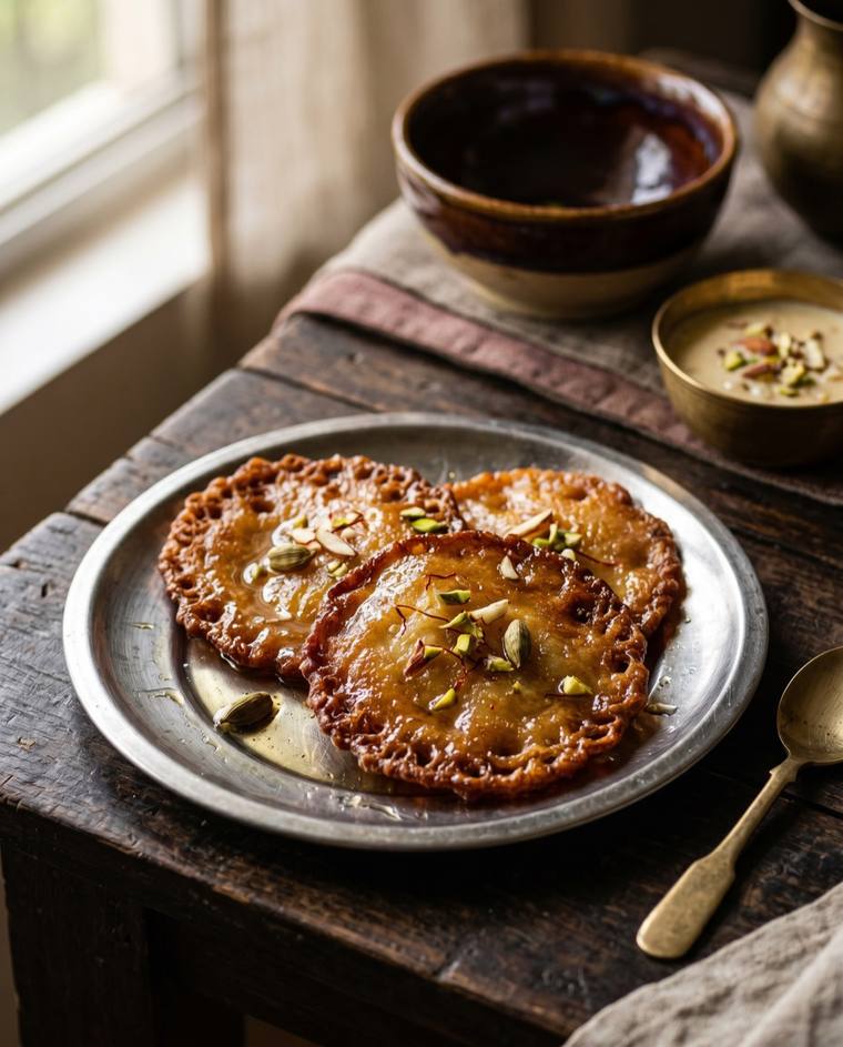 Malpua, a Madhya Pradesh dish, 274 kcal per serving