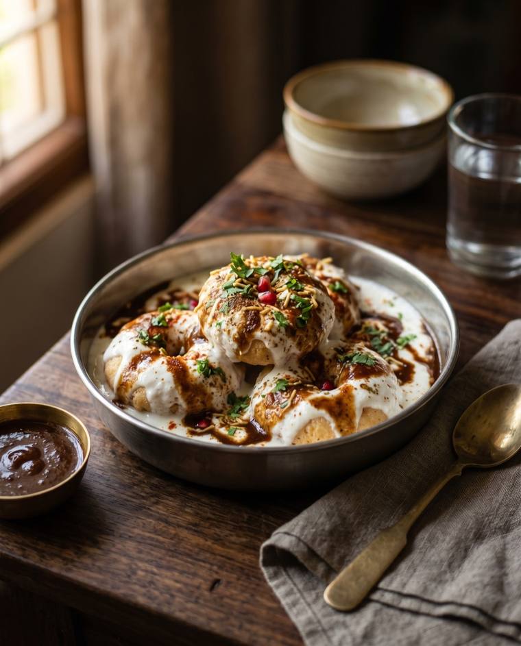 Dahi Bhalla, a Punjab dish, 241 kcal per serving