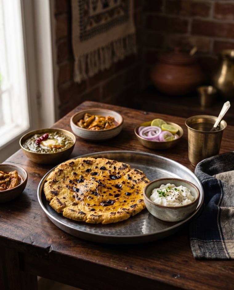 Makki di Roti, a Punjab dish, 200 kcal per serving