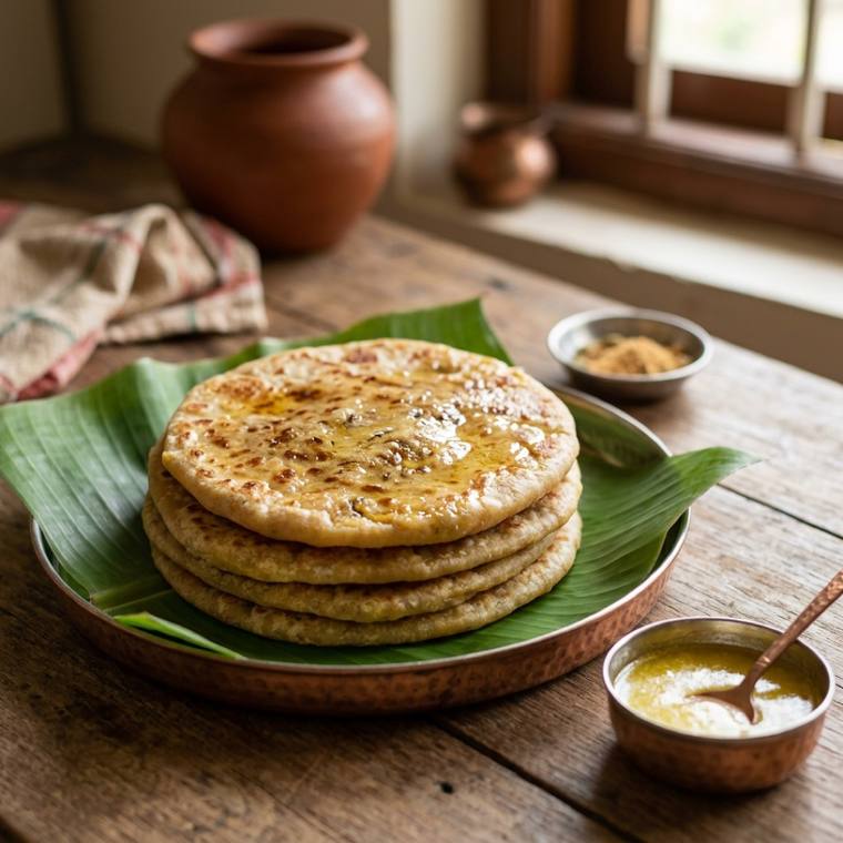 Bobbatlu, a Andhra Pradesh dish, 328 kcal per serving