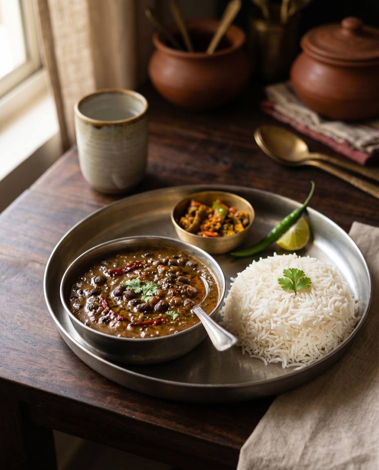 Bhatt ki Churkani, a Uttarakhand dish, 219 kcal per serving