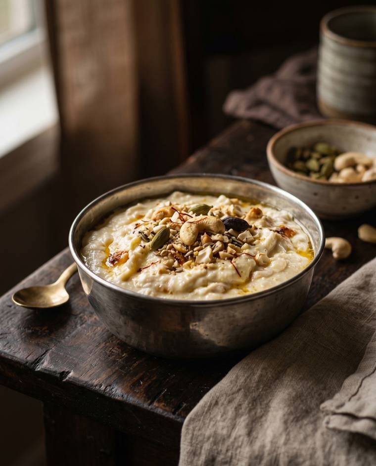Rabri, a Uttar Pradesh dish, 154 kcal per serving